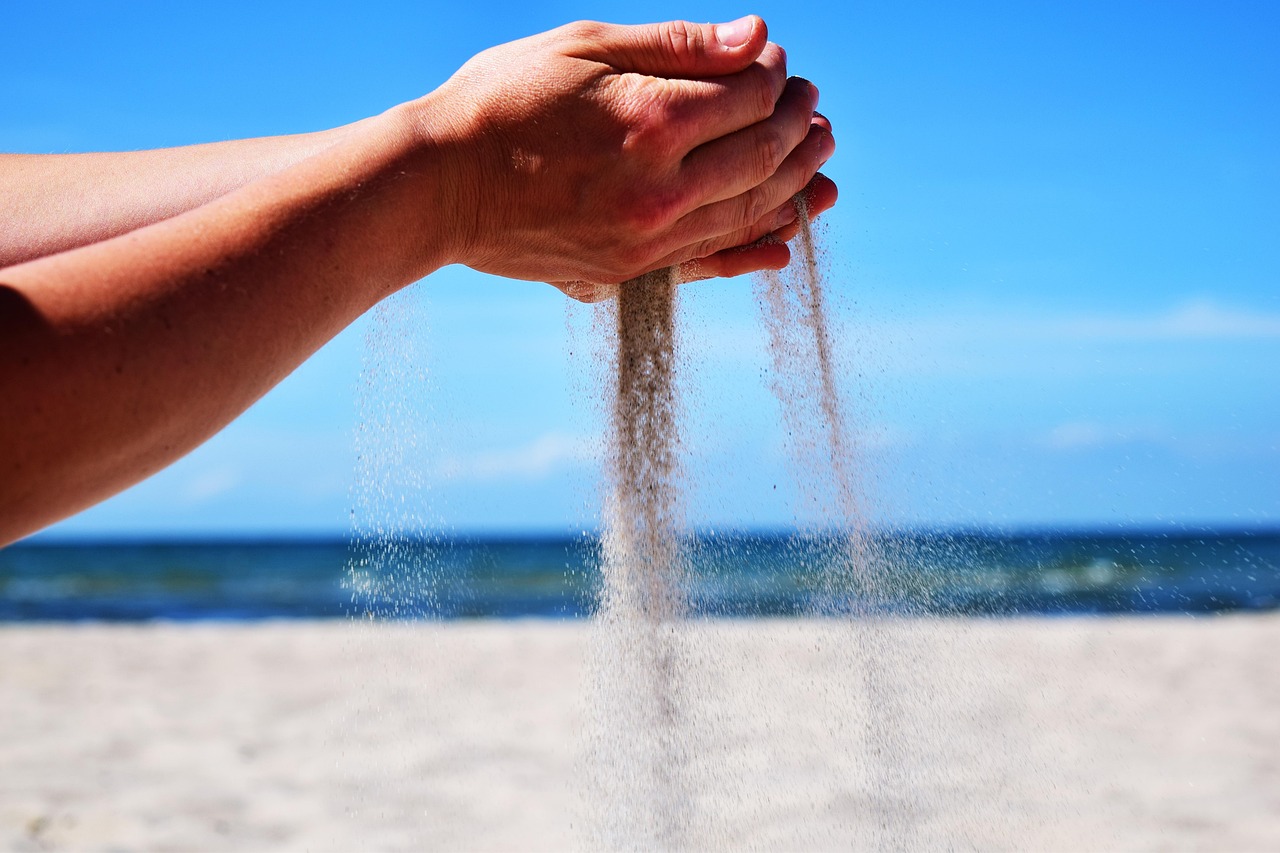 Zen Garden: Sand.